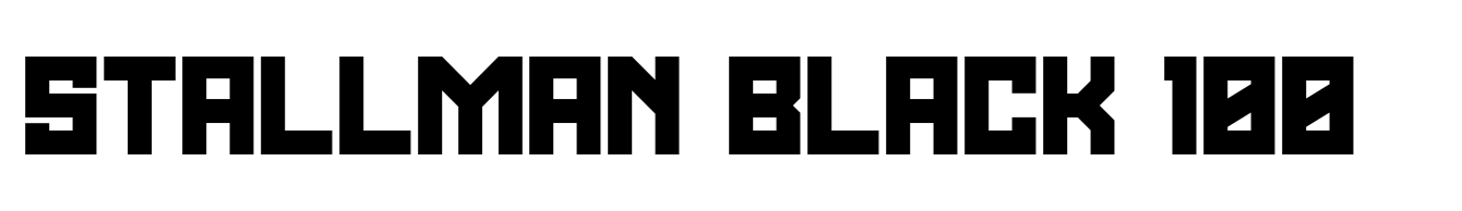 Stallman Black 100